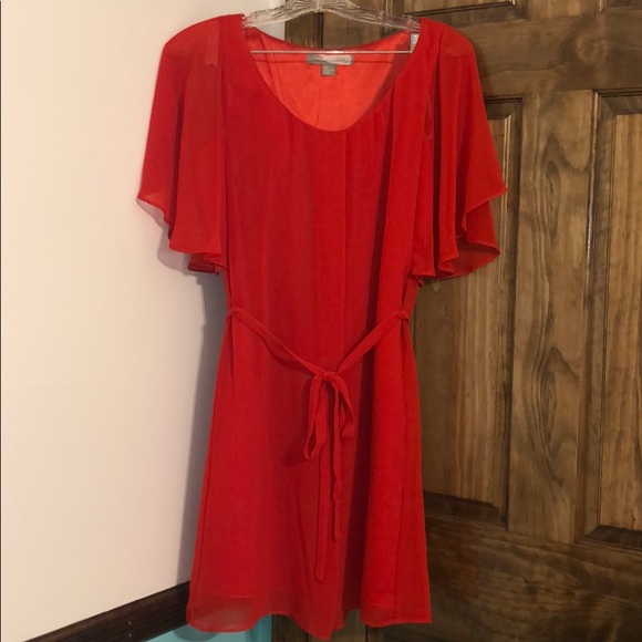 Forever 21 Dresses & Skirts - SOLD Love 21 Forever 21 Ruffle Hot Red Dress